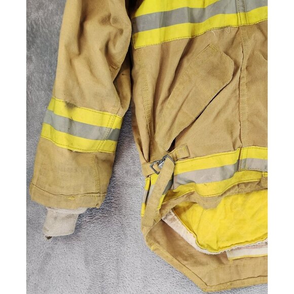 Morning Pride Firefighter Turn Out 44C 29/35L 34S Vintage Set with Boots Gloves - Picture 15 of 16